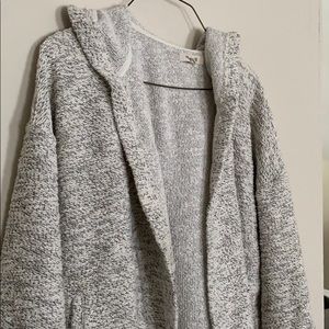Made well hooded cardigan
